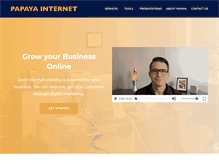 Tablet Screenshot of papayainternet.com